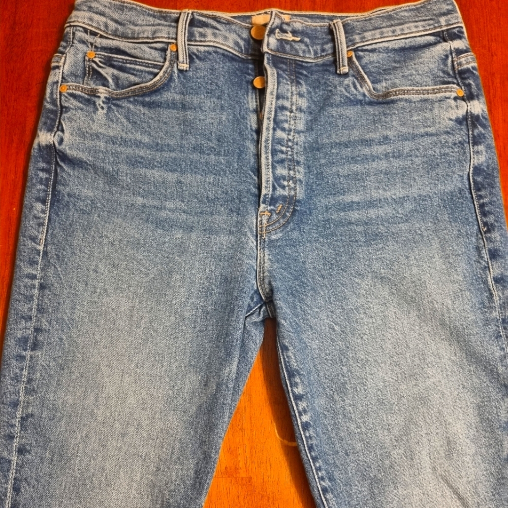 MOTHER THE STUNNER ANKLE FRAY